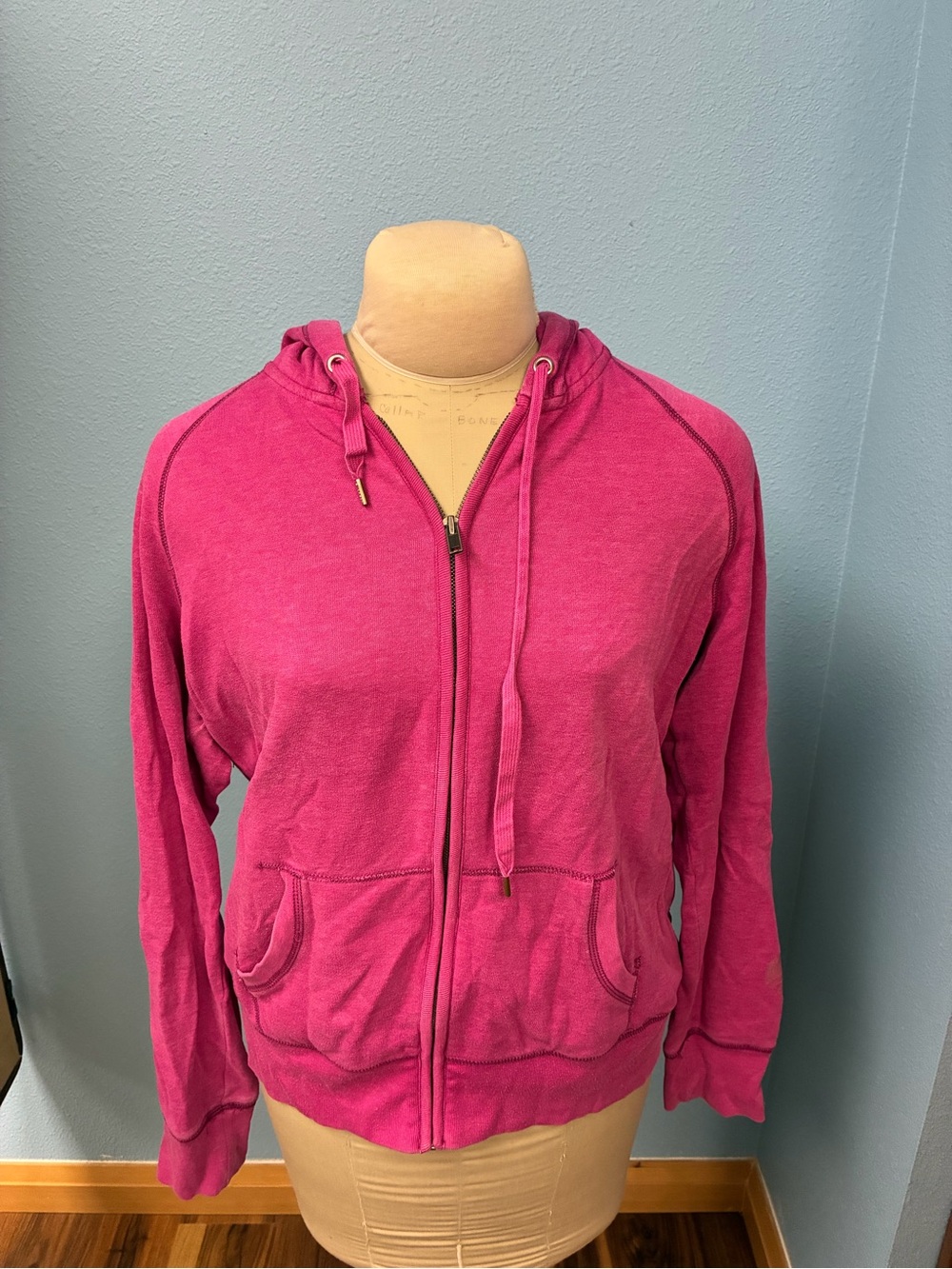 Express Fuchsia Pullover Hoodie